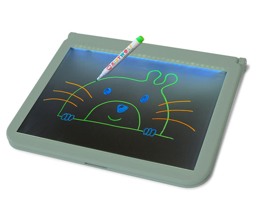 Kit Rotuladores Borrables Fluorescentes Pizarra KidyDraw-Pro Kidywolf
