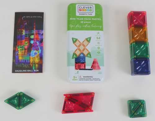 Mini travel imanes 28 piezas colores pastel- CLEVERCLIXX