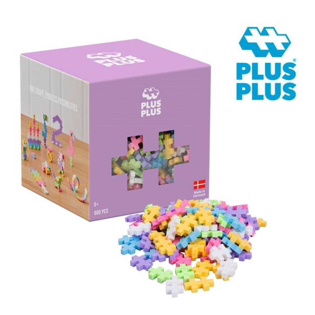 CUBO DE PIEZAS: PASTEL 600 PCS