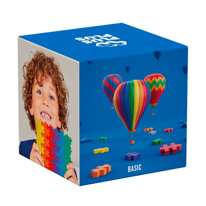 CUBO DE PIEZAS: BÁSICO 600 PCS