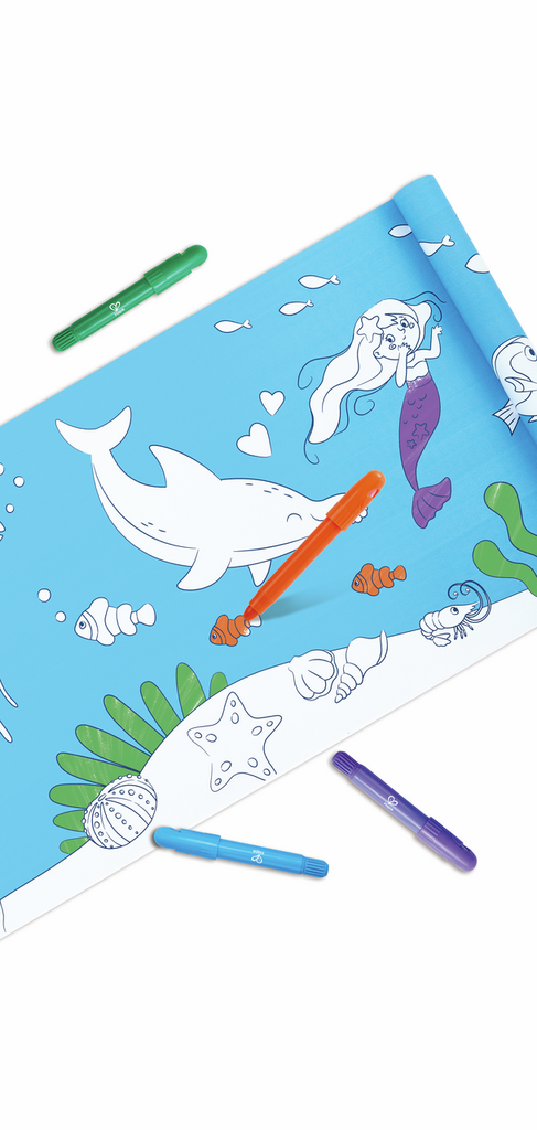 Rollo de Papel para Garabatos Oceánicos