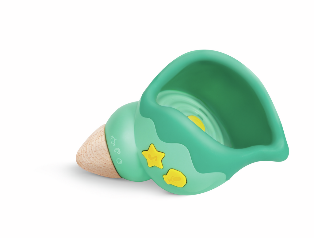 Sea Snail Phonograph - Concha sonajero con sonidos y grabadora