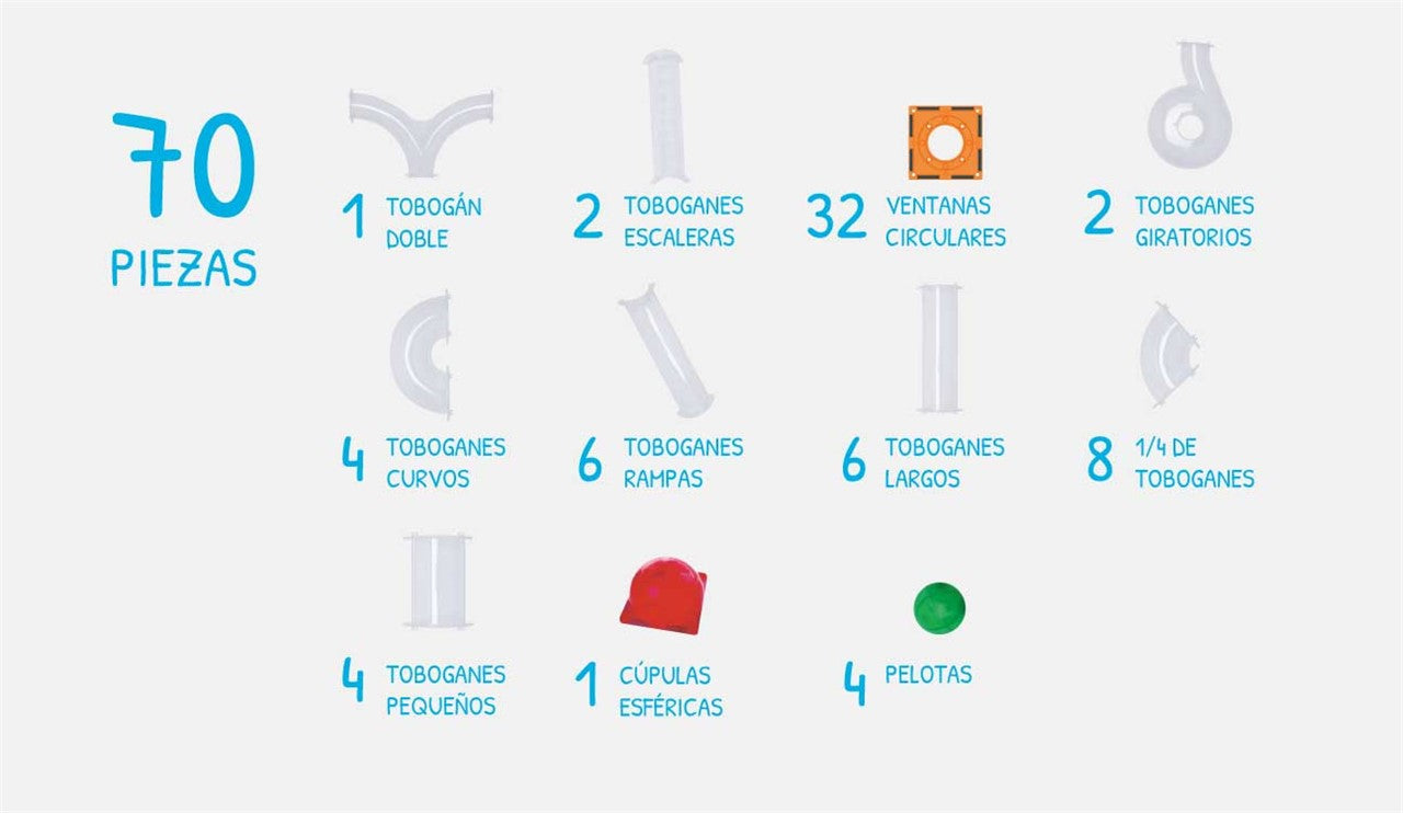 Imanix Tobogán 70 piezas