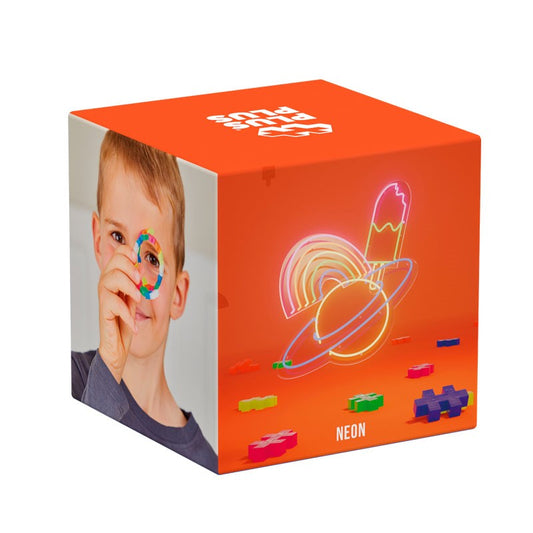 CUBO DE PIEZAS: NEON 600 PCS