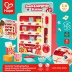 Máquina Expendedora de Juguete Hape: Snacks, Cápsulas, Luz y Sonido
