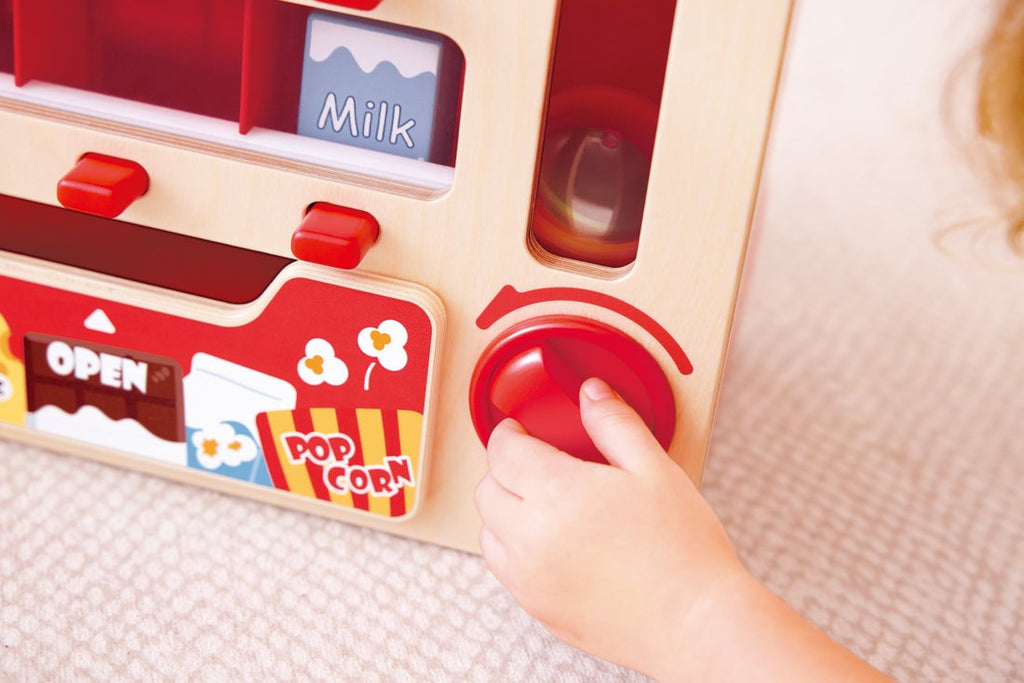 Máquina Expendedora de Juguete Hape: Snacks, Cápsulas, Luz y Sonido - 8