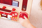 Máquina Expendedora de Juguete Hape: Snacks, Cápsulas, Luz y Sonido - 8