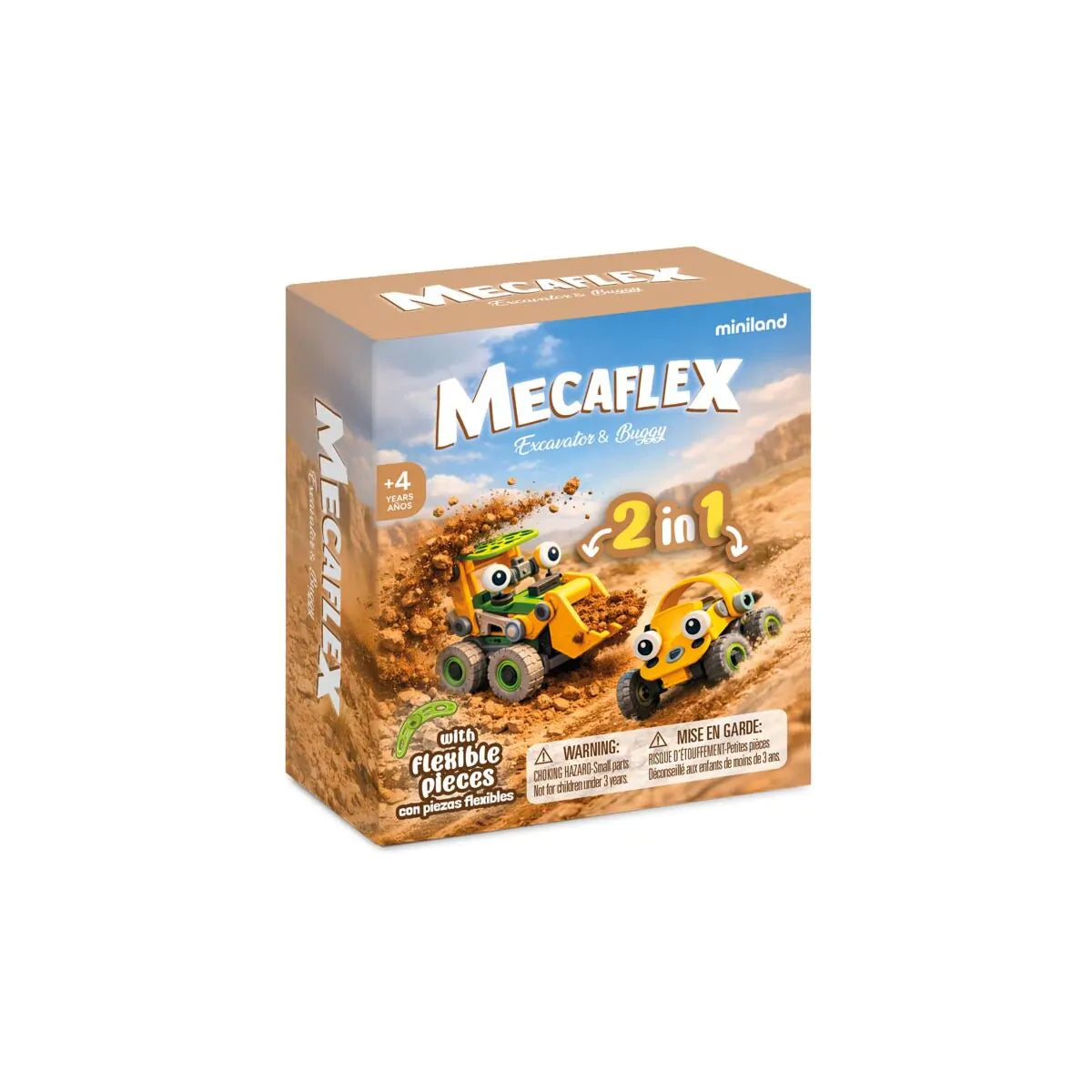 Mecaflex: Juego de Construcción 2 en 1 con Herramientas Miniland - 7