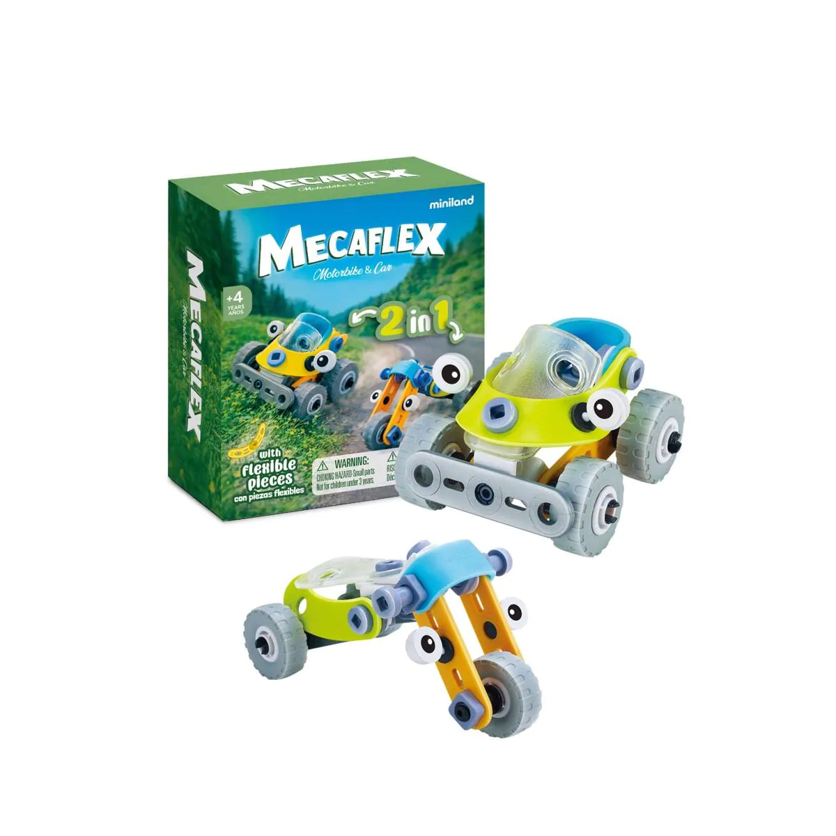 Mecaflex: Juego de Construcción 2 en 1 con Herramientas Miniland - 10