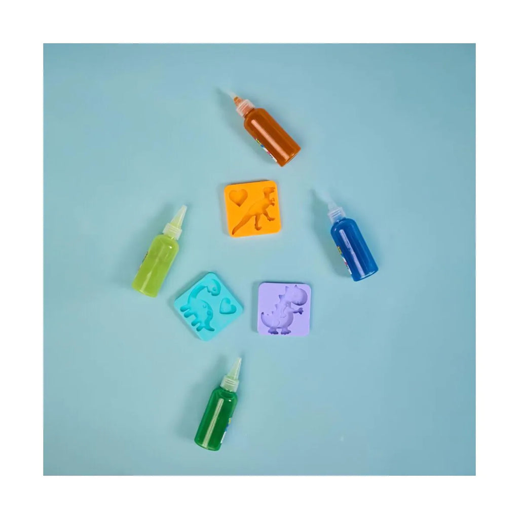 Jelly Gloop Dino World: Kit de Figuras de Gel de Dinosaurios Miniland - 3