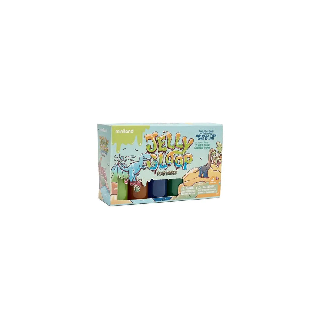 Jelly Gloop Dino World: Kit de Figuras de Gel de Dinosaurios Miniland
