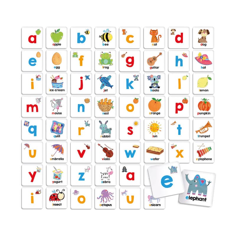 ABC English. Juego de memoria para aprender inglés