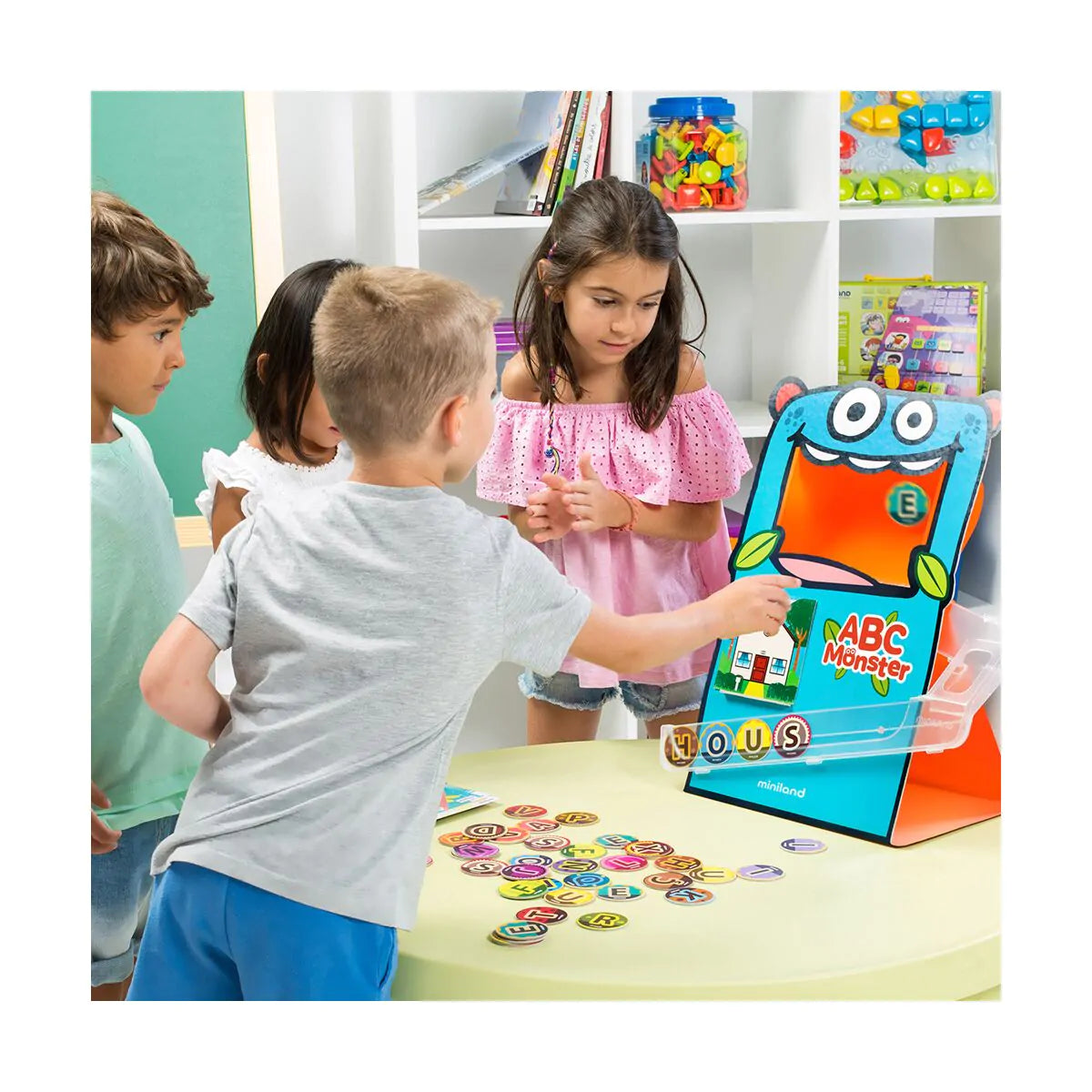 ABC Monster: Juego para Formar Palabras Miniland - 2