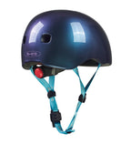 Casco Infantil Micro Azul Eléctrico con Luz LED, Talla M - 2