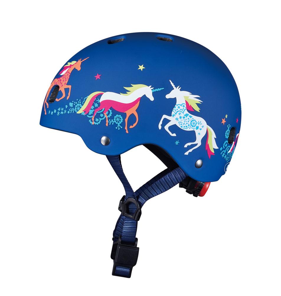 Casco Infantil Micro Unicornio con Luz LED
