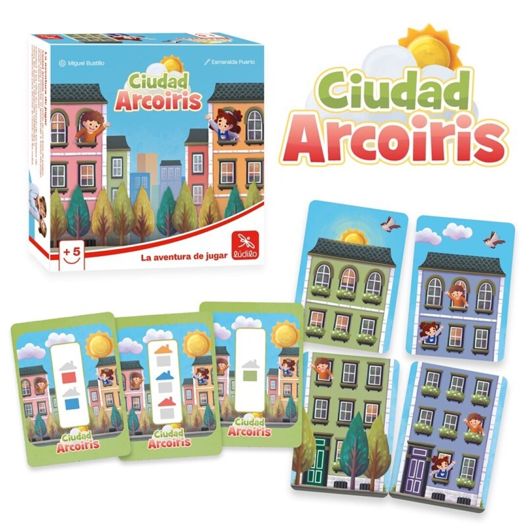 Ciudad Arcoíris. Juego de Cartas