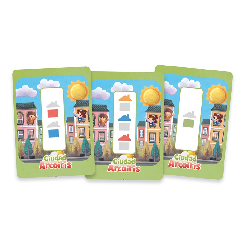 Ciudad Arcoíris. Juego de Cartas