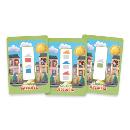 Ciudad Arcoíris. Juego de Cartas