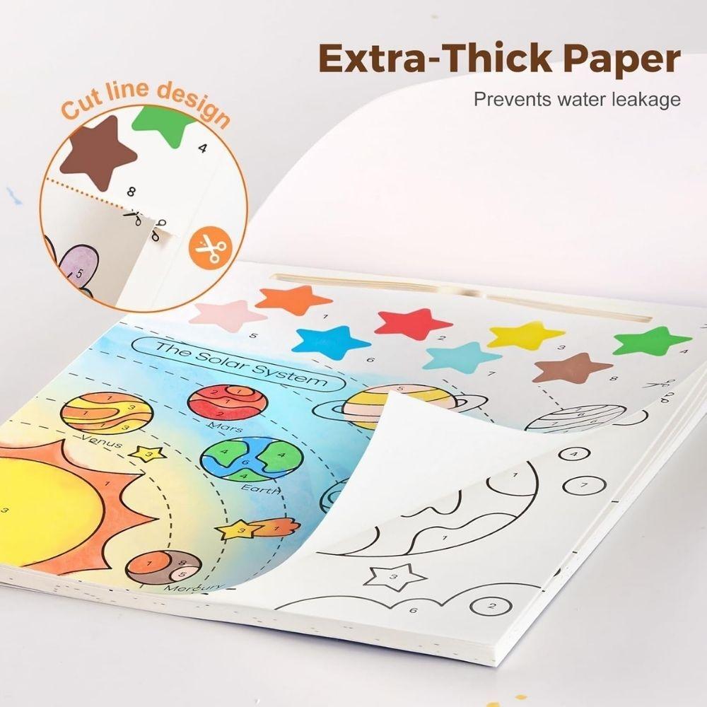 Libro de Pintura con Agua Space | Actividad Creativa Infantil