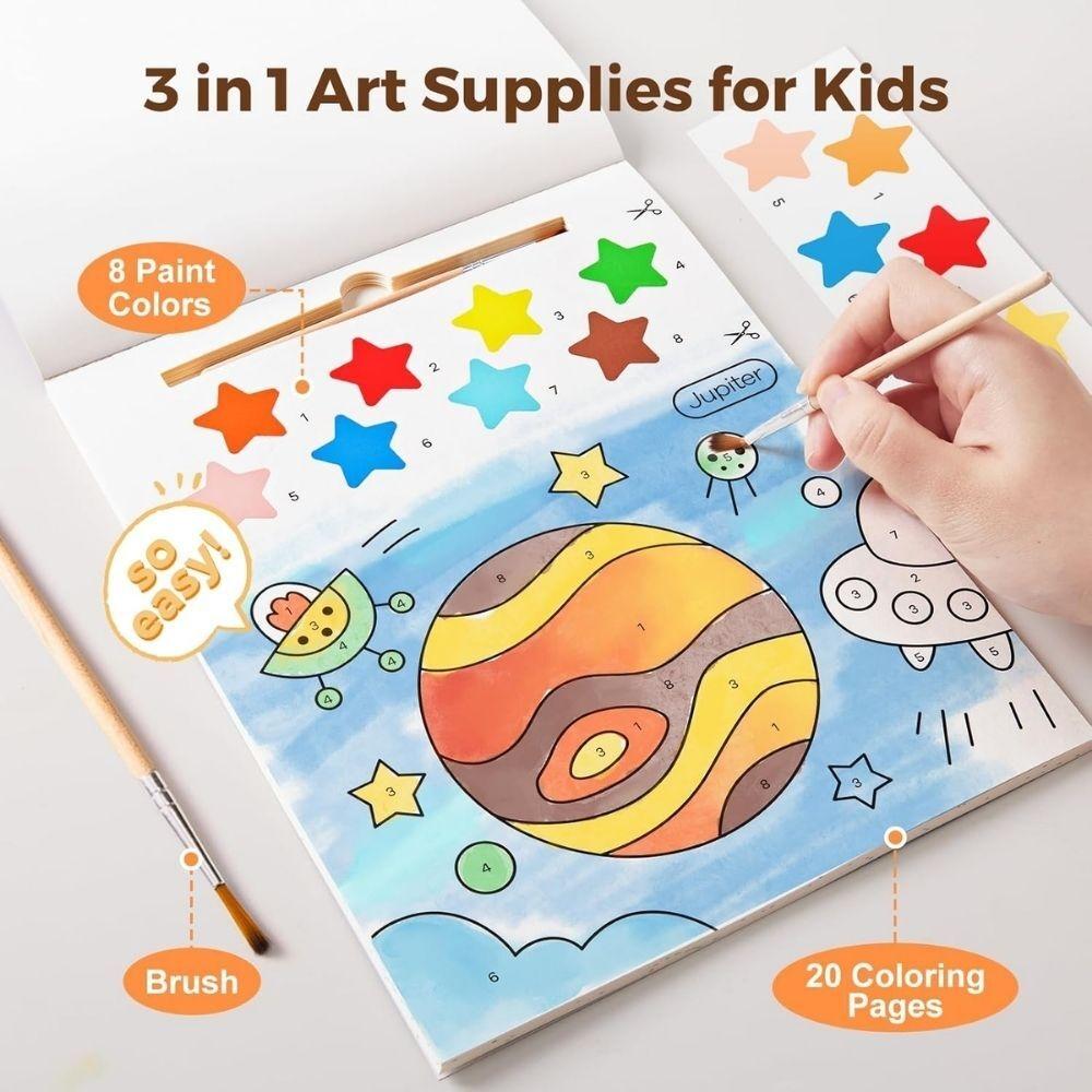 Libro de Pintura con Agua Space | Actividad Creativa Infantil