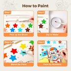 Libro de Pintura con Agua Space | Actividad Creativa Infantil