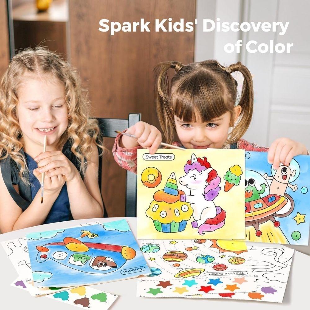 Libro de Pintura con Agua Space | Actividad Creativa Infantil