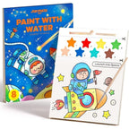 Libro de Pintura con Agua Space | Actividad Creativa Infantil
