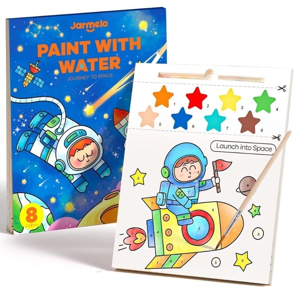 Libro de Pintura con Agua Space | Actividad Creativa Infantil