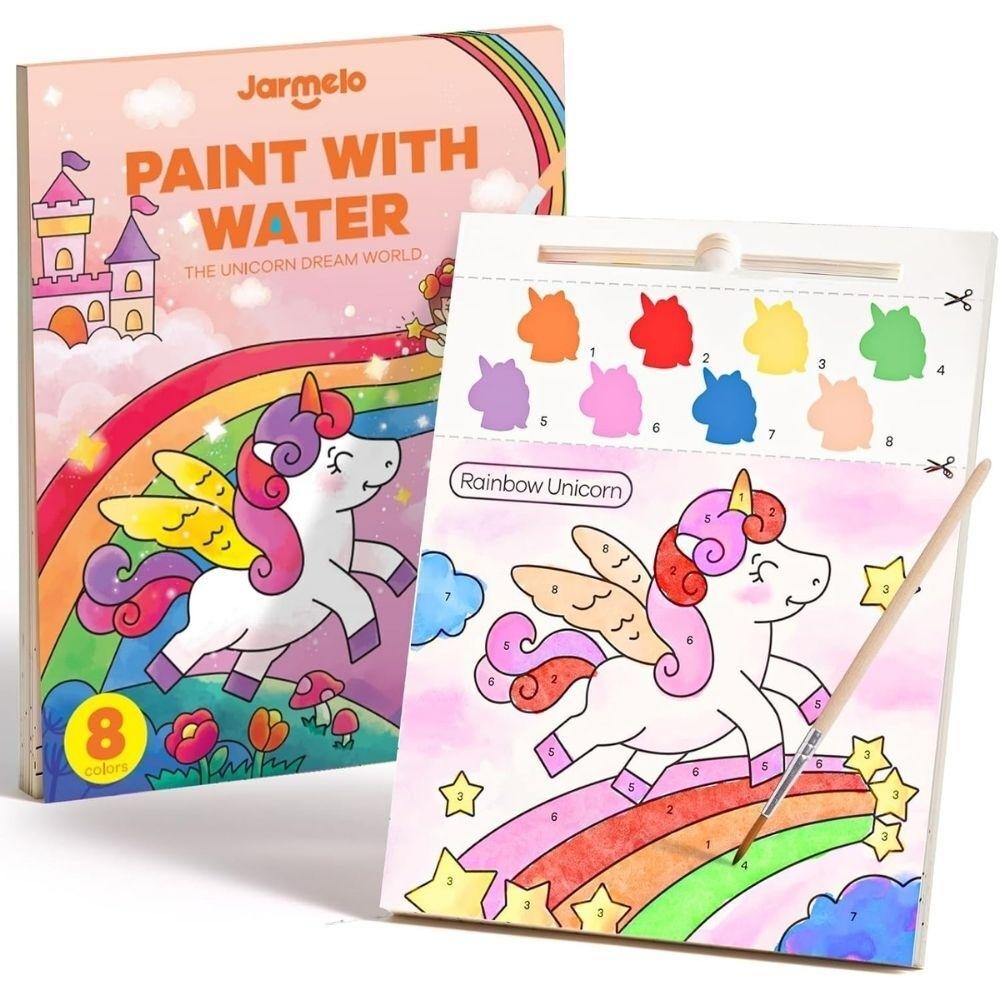 Libro de Pintura con Agua Unicorn | Actividad Creativa Infantil