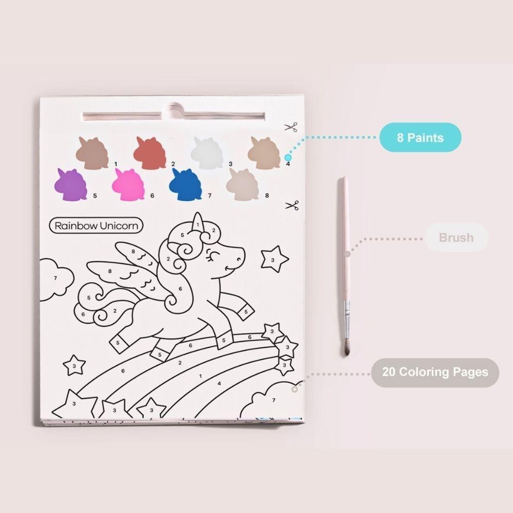 Libro de Pintura con Agua Unicorn | Actividad Creativa Infantil