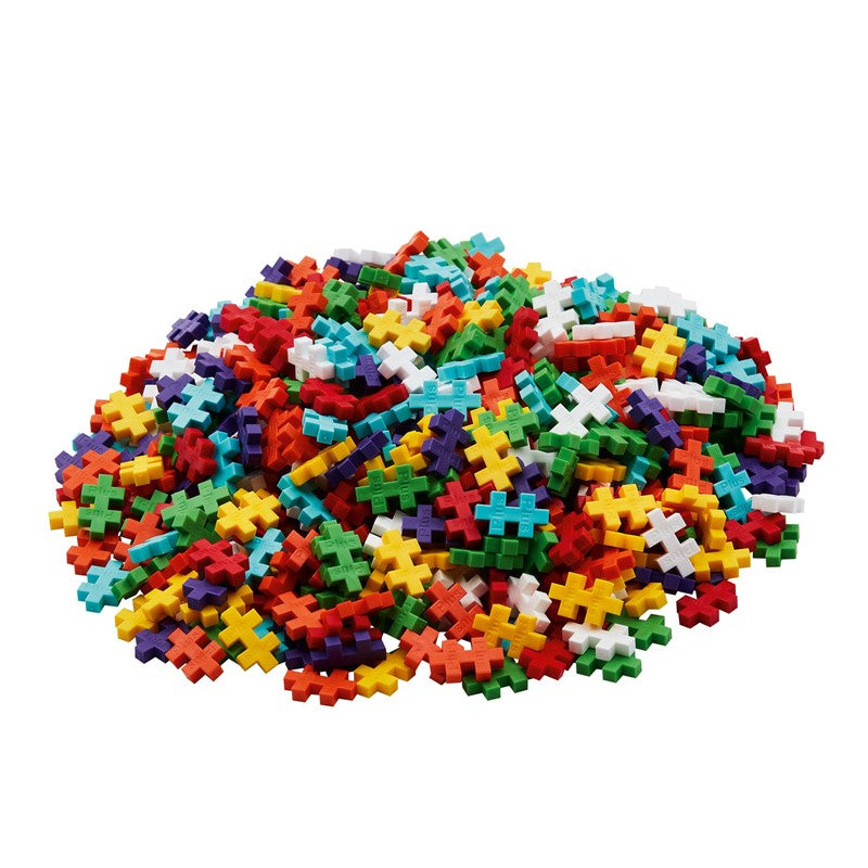 Cubo de piezas: Arcoiris 600 piezas - PLUS PLUS