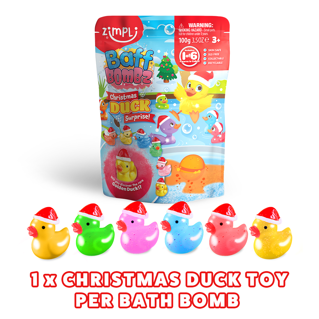 Bomba de Baño Sorpresa de Navidad 100 g con Figura Coleccionable Zimpli Kids - 16