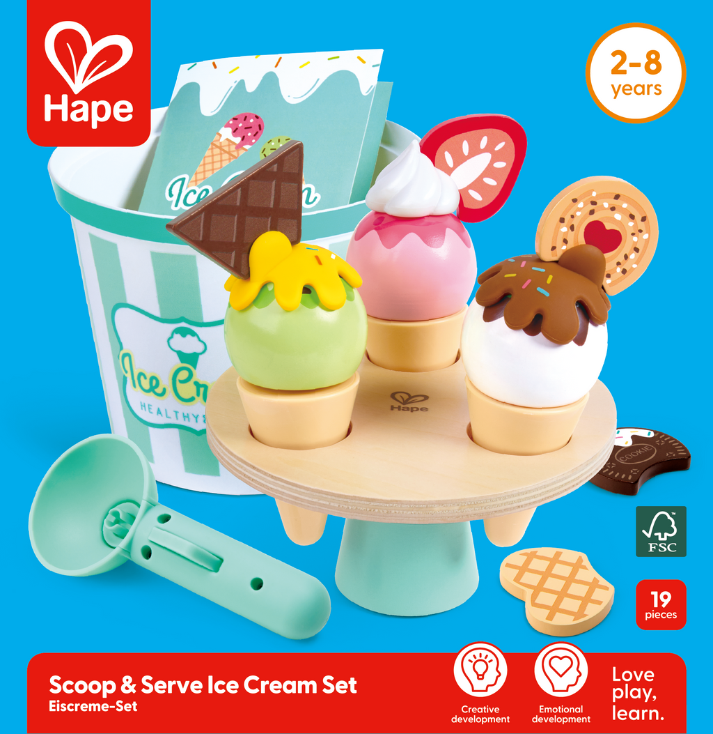 Juego de Helado Scoop and Serve – ¡Monta tu Heladería! - Hape