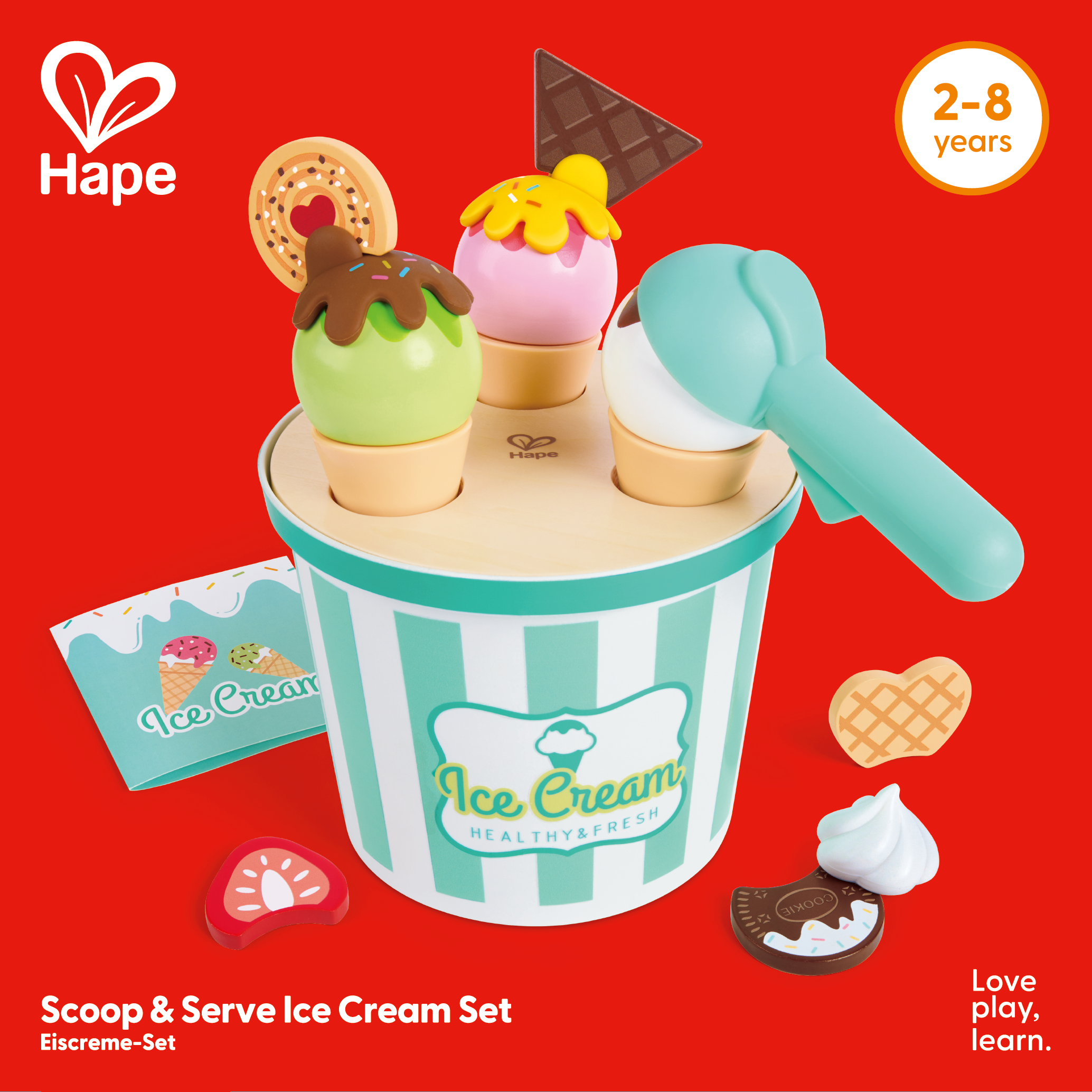 Juego de Helado Scoop and Serve – ¡Monta tu Heladería! - Hape
