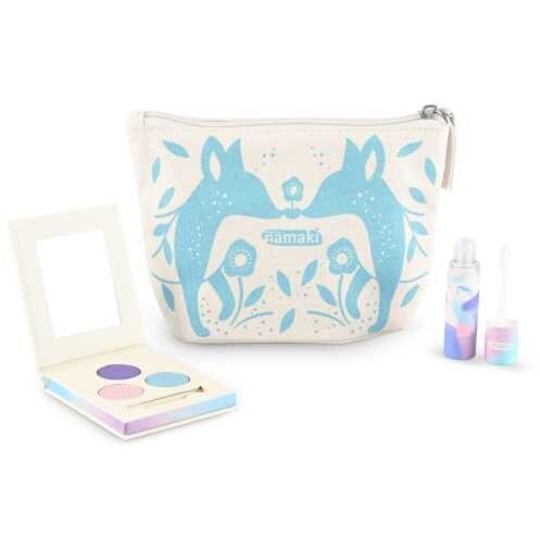 ESTUCHE BLUE Sombras de ojos invierno + Gloss Pink