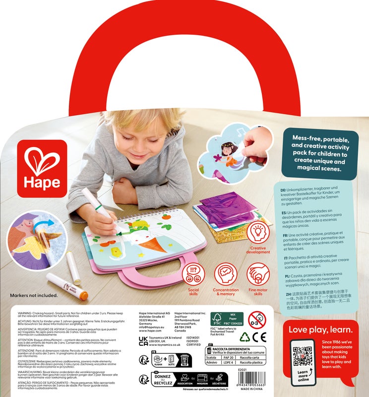 Kit Arte Foil Encantado – Escenas de Hadas que Brillan | HAPE