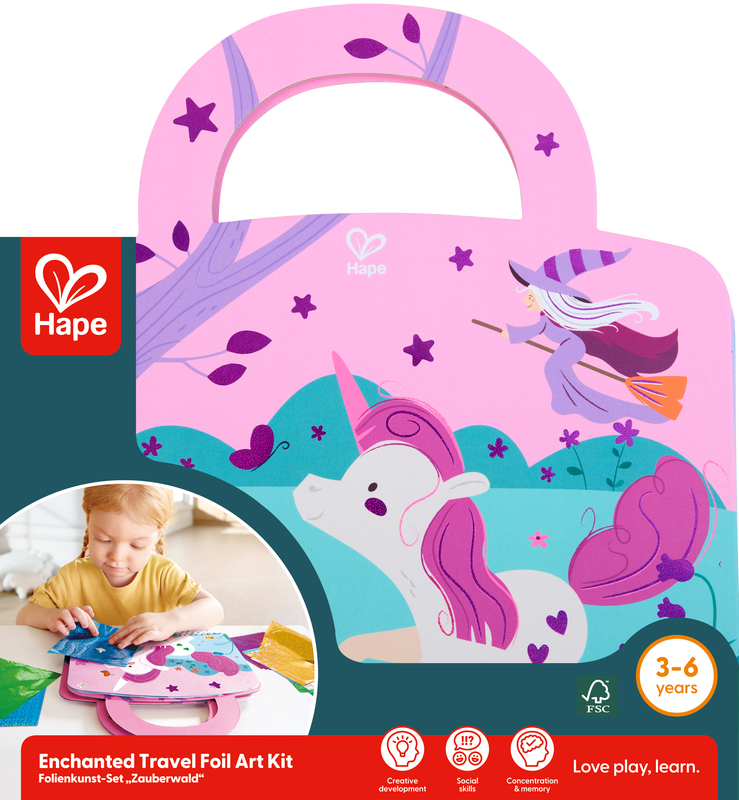 Kit Arte Foil Encantado – Escenas de Hadas que Brillan | HAPE