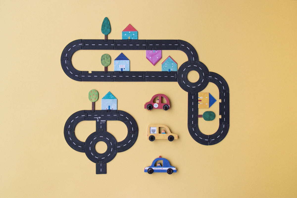Juego Roads Londji: Construye Carreteras con 6 Coches - 4
