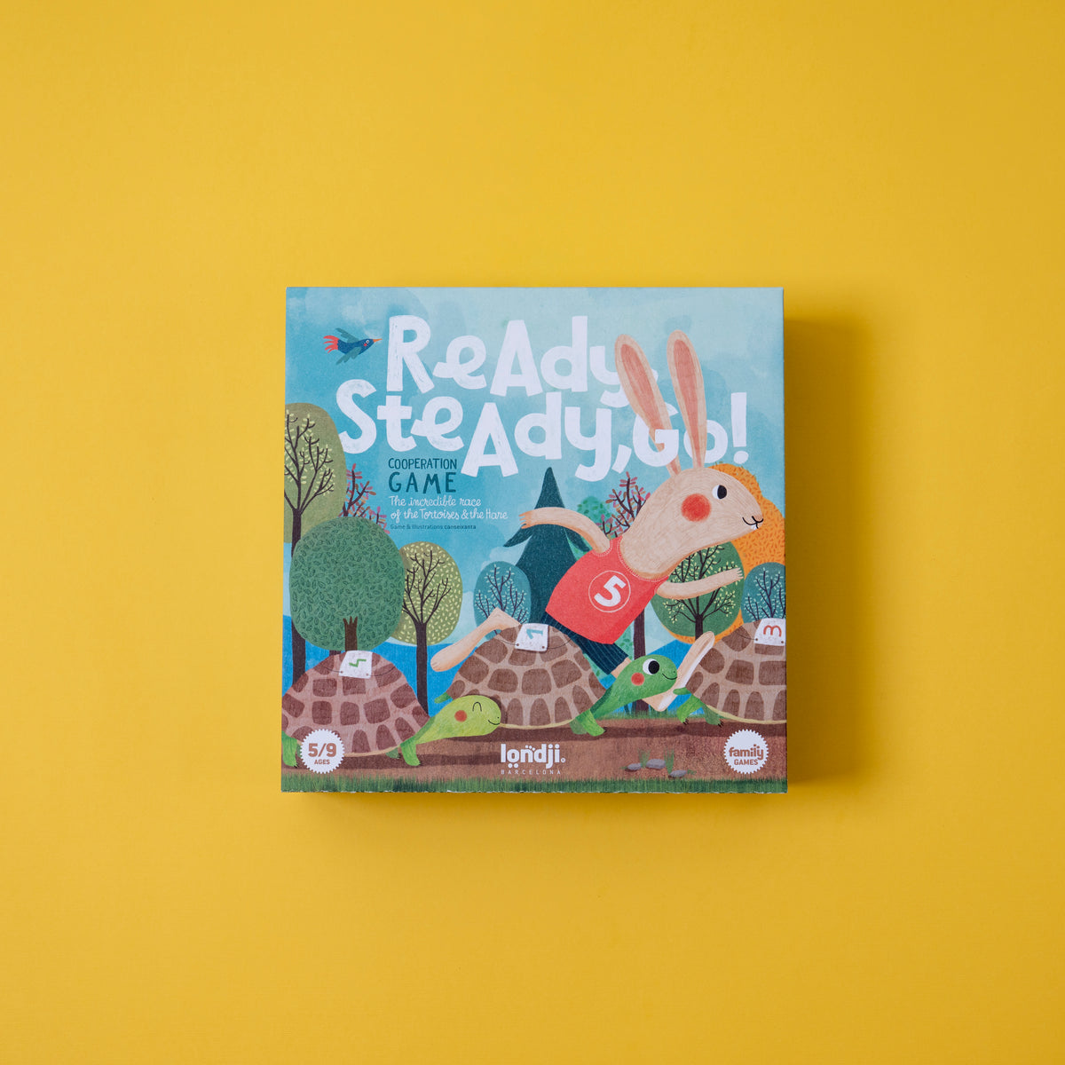 Juego Cooperativo Ready Steady Go! Londji: La Liebre y las Tortugas
