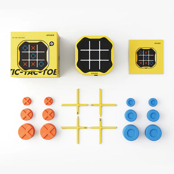 Tic Tac Toe Bolt – Consola Electrónica 3 En 1 Con Juegos De Memoria Y Gopher, Ideal Para Niños Y Familia, Regalo Educativo