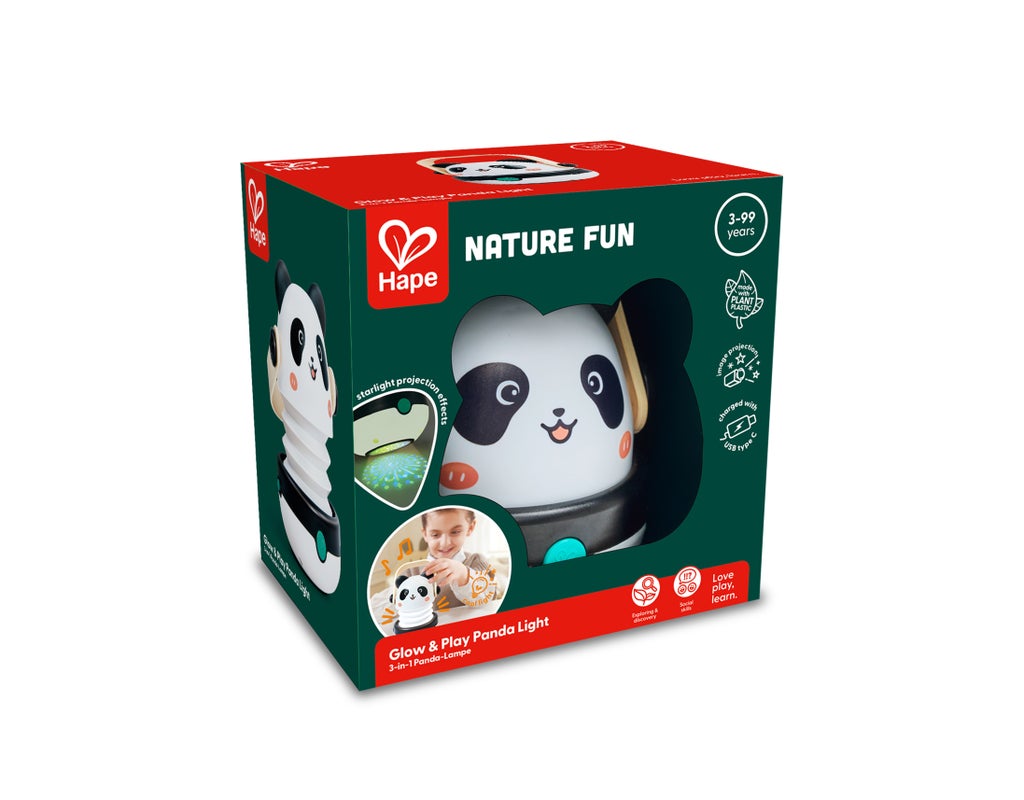 Luz Panda Glow & Play – Lámpara, Proyector y Altavoz Bluetooth | HAPE