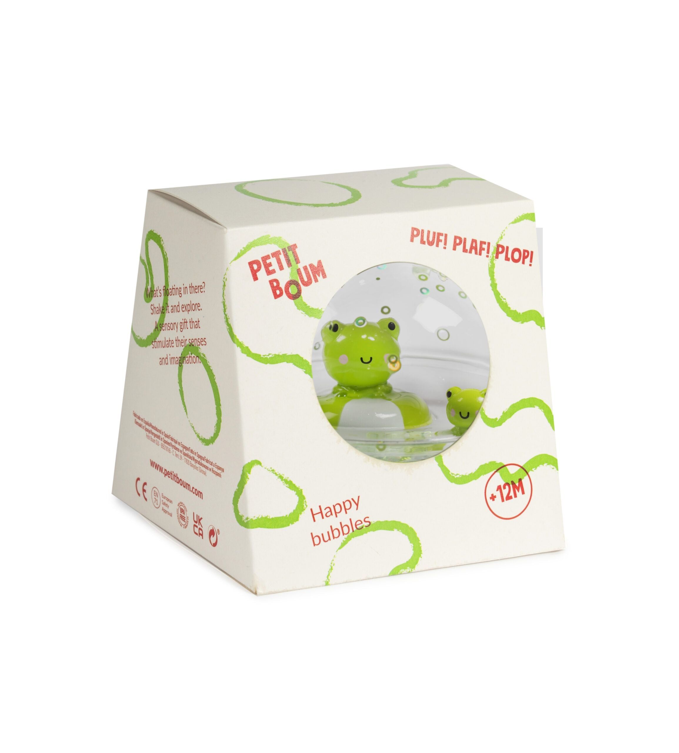 Bola sensorial Happy Bubbles Froggies - Petit Boum