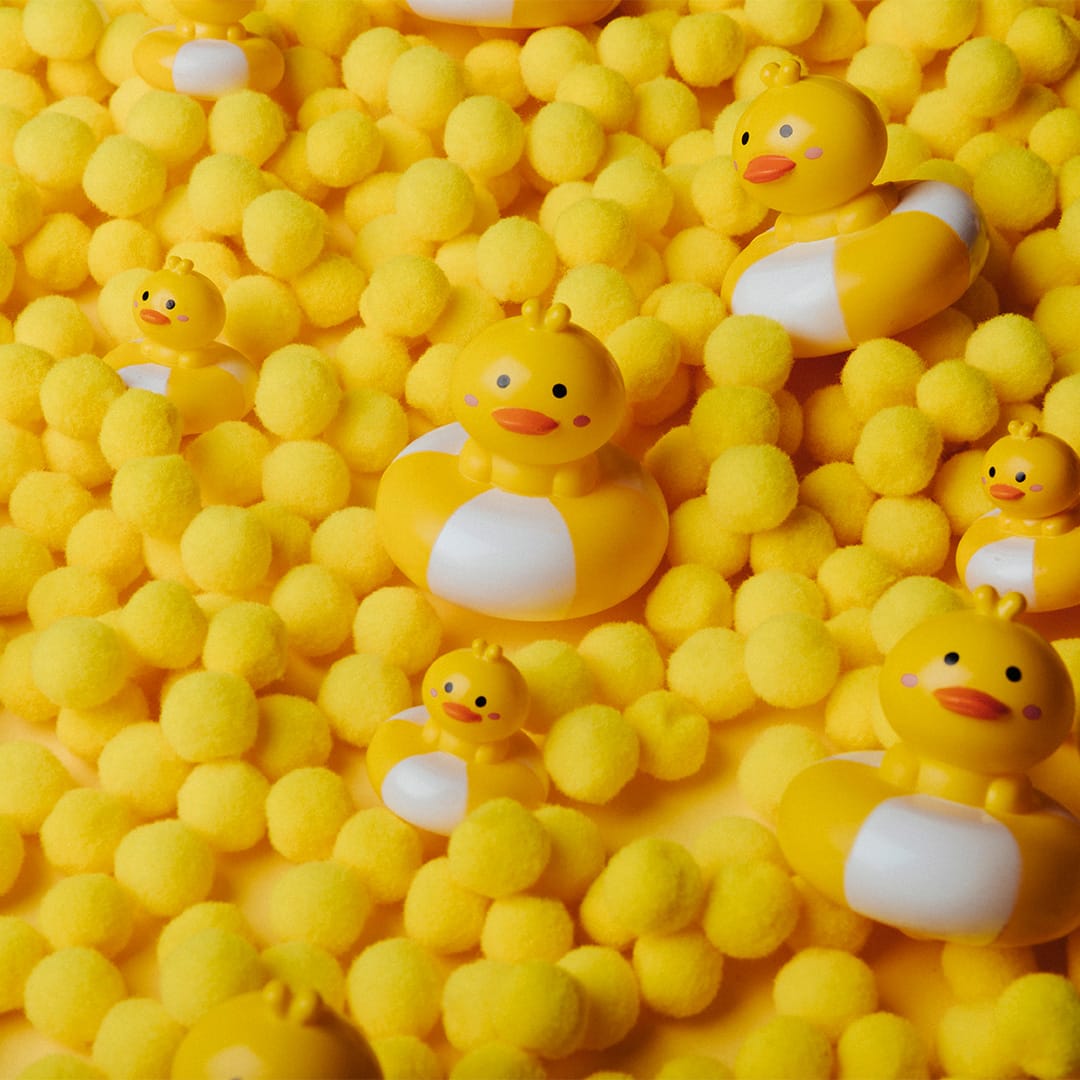 Bola sensorial Happy Bubbles Duckies - Petit Boum