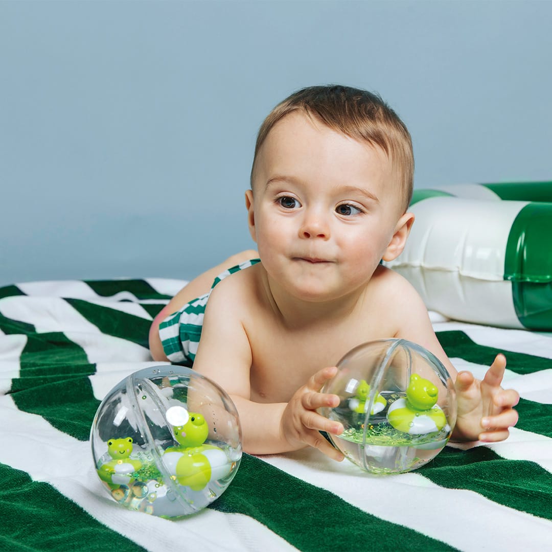 Bola sensorial Happy Bubbles Froggies - Petit Boum