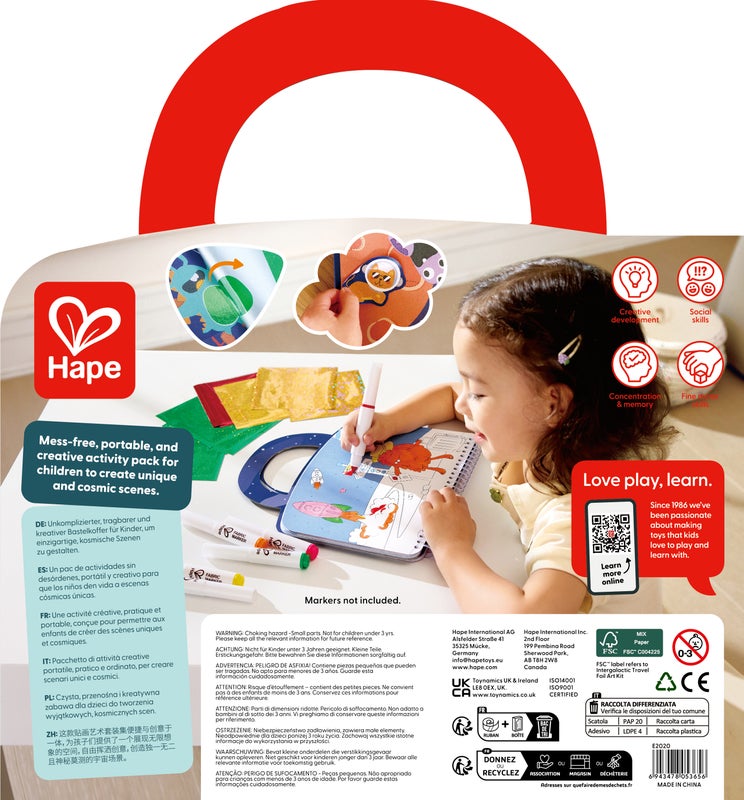 Kit Arte Foil Intergaláctico – Crea tu Galaxia | HAPE
