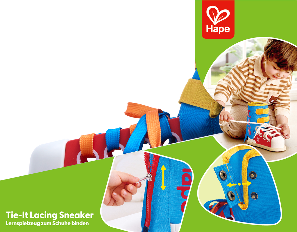 Tie-It Lacing Sneaker – Aprende a Atarte los Cordones | HAPE