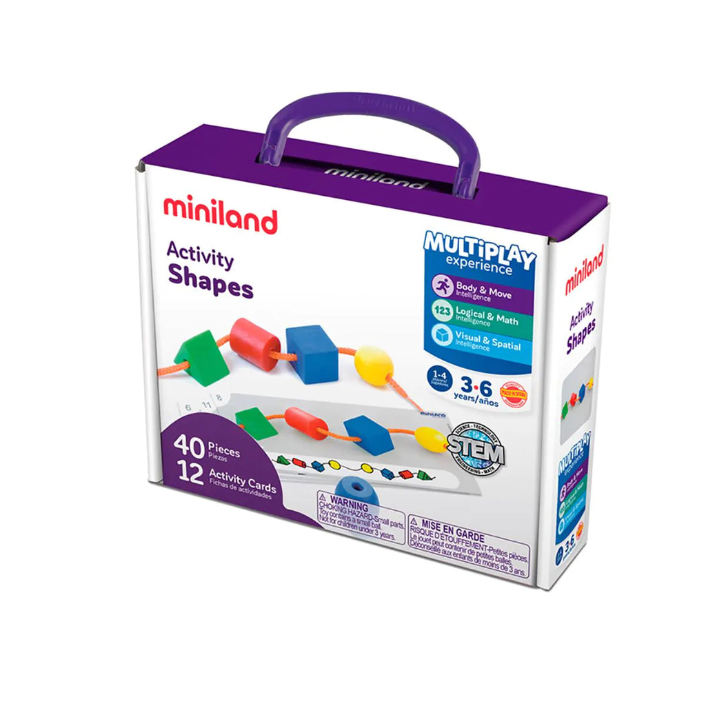Activity Shapes: Juego de Ensartar Formas Miniland