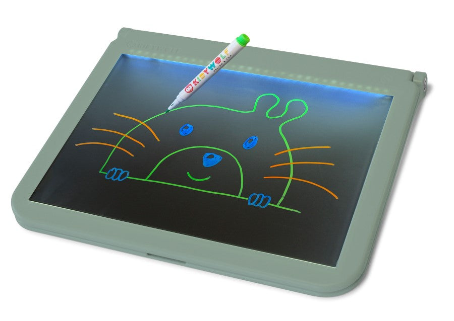Pack Regalo 3 Años Pequeño Artista: tablet KidyDraw-PRO verde – vista 9