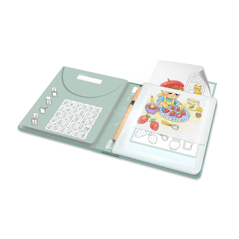 KIDYDRAW PAD Alimentos | Tableta de Dibujo Retroiluminada para Niños