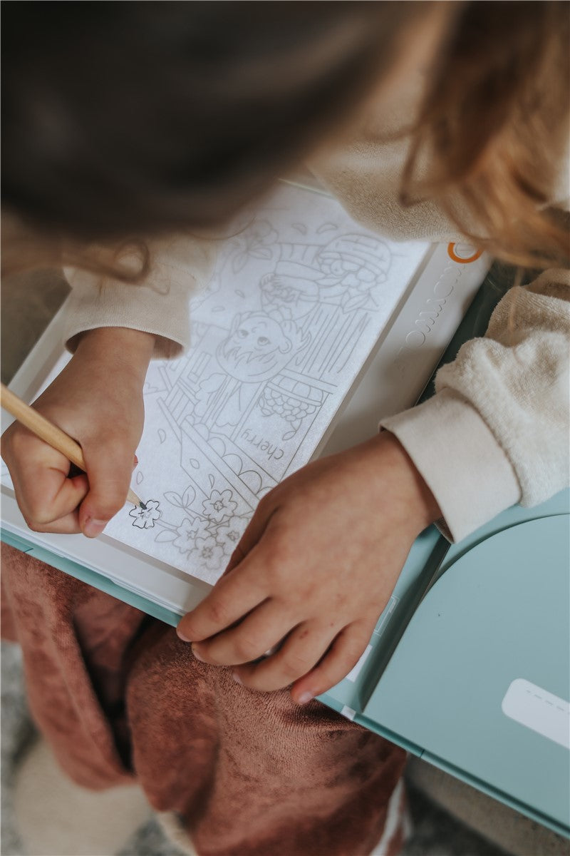 KIDYDRAW PAD Alimentos | Tableta de Dibujo Retroiluminada para Niños